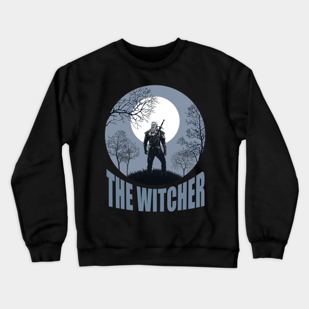 Geralt of Rivia Crewneck Sweatshirt by ActiveNerd